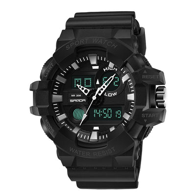 Waterproof men's electronic watch
