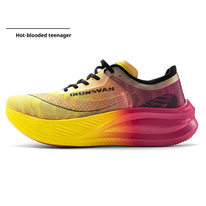 Nylon Carbon Plate Marathon Shock-absorbing Training Running Shoes