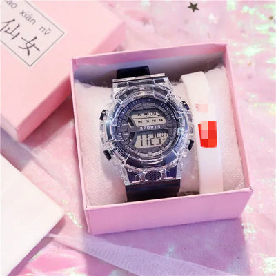 Waterproof, durable, and luminous – the perfect watch for sports, adventure, and fashion.