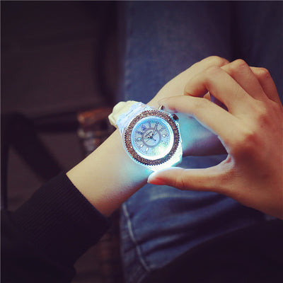 Make every moment sparkle with a watch that glows.