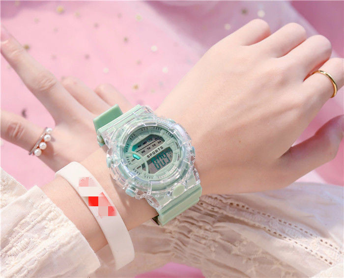 Your ultimate companion for workouts, swims, and night adventures – always glowing, always on time.