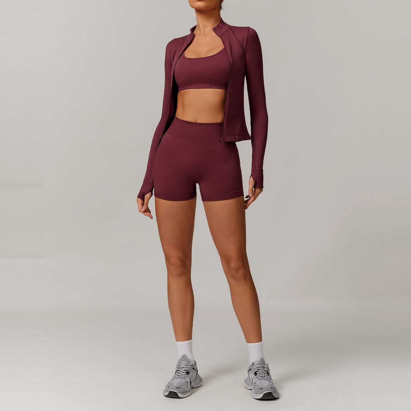 Quick-dry fabric for sweat-free confidence.